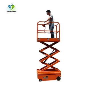 Price Small Mobile Hydraulic Pallet Elevating Motorized Scissor Lift For Sale