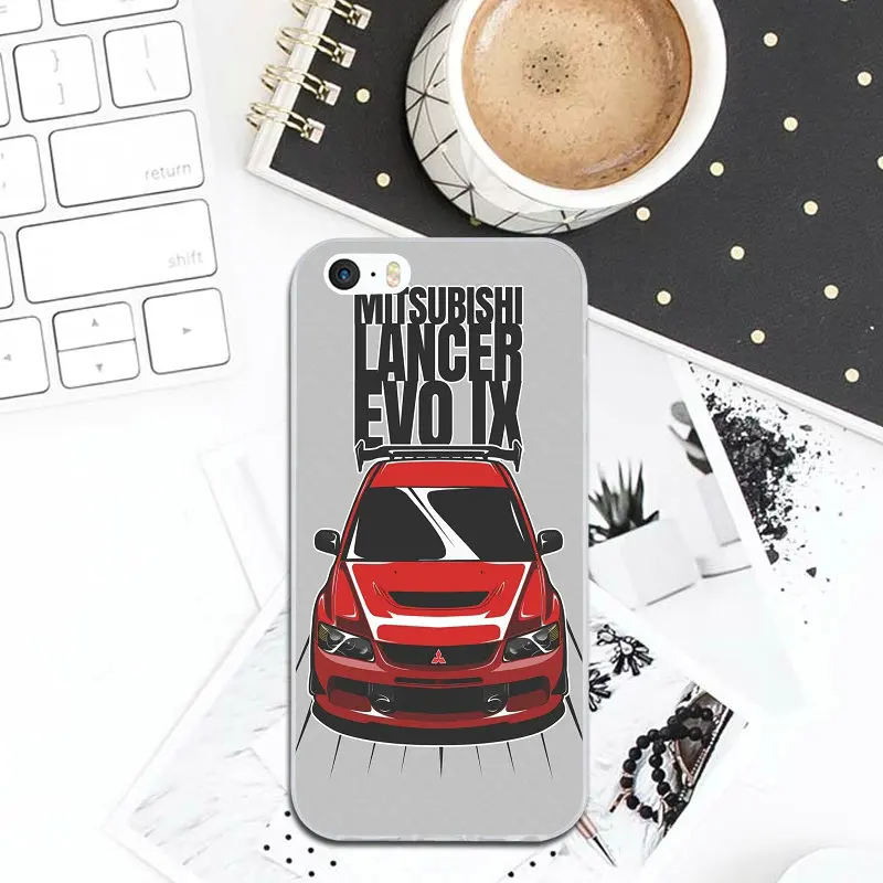 Hot Drift Cars Auto JDM Coque Capa Soft TPU Silicone Mobile Phone Case Cover for iPhone X XR XS Max 5 5S SE 6 6S 7 7Plus 8 Plus - Цвет: pattern 1