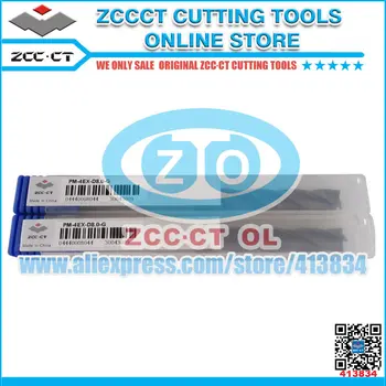 

1pc PM-4EX-D8.0-G ZCC.CT PM 4-flute flattened end mills with straight shank and extra long cutting edge solid CNC end mill