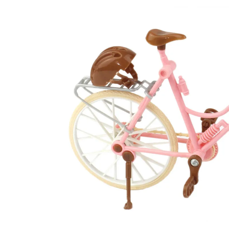 New Fashion Girls Simulation Toy Bike Doll Pink Artificial Bicycle Toys for Baby Girls Doll accessorieswholesale Dropshiping
