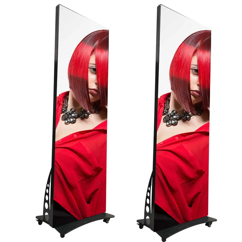 US $1.300.00 wireless control USB WIFI indoor digital signage advertising video display LED mirror screen for store