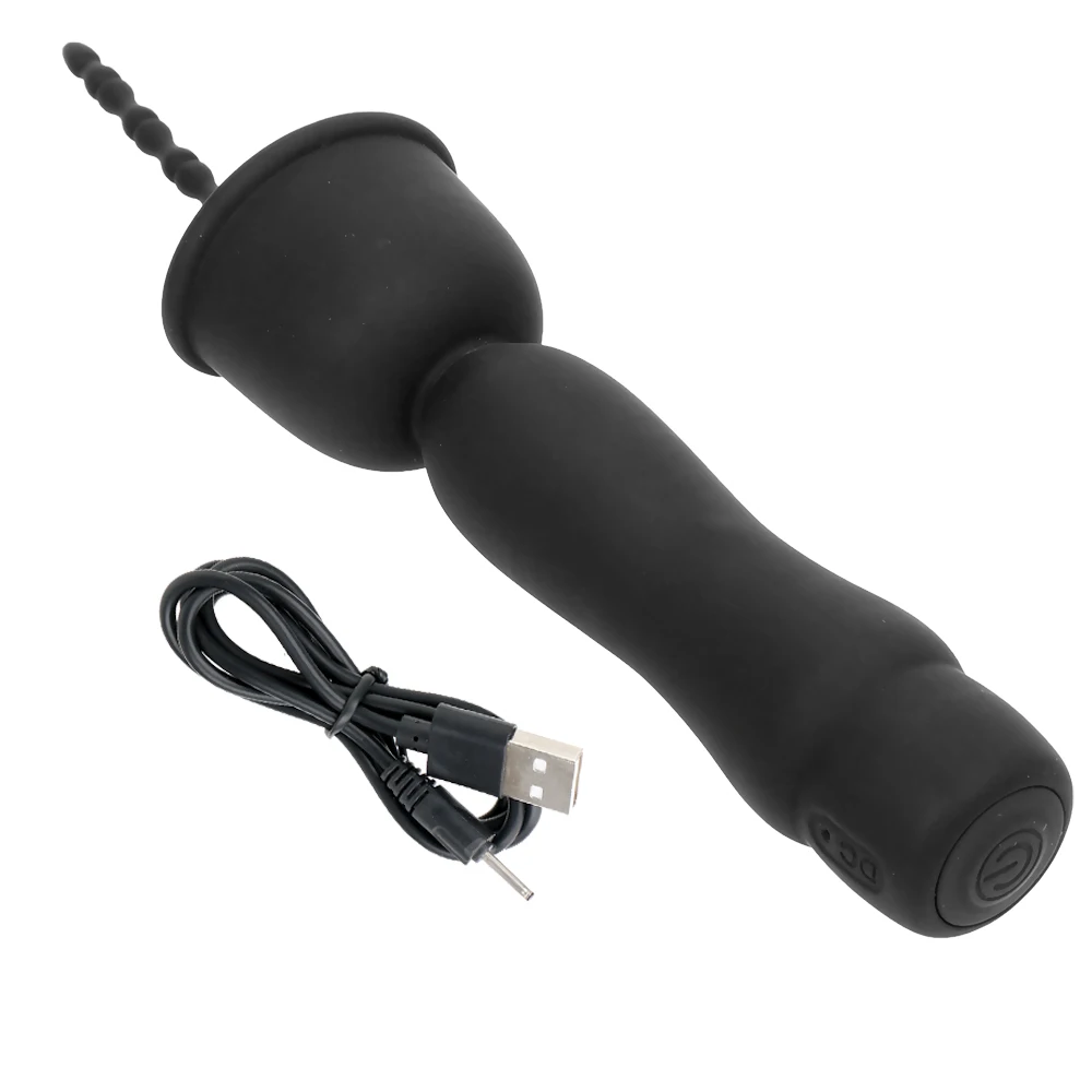 IKOKY 16 Mode Vibrator Silicone Penis Plug Male Chastity Device Urethral Dilators Catheters Sounds Sex Toys for Men Masturbation