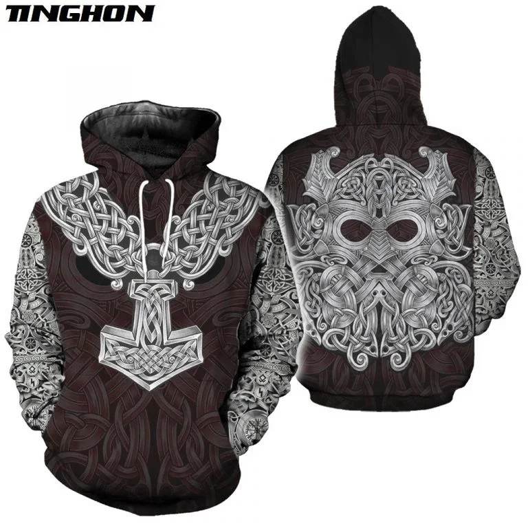 all over man printed hoodie