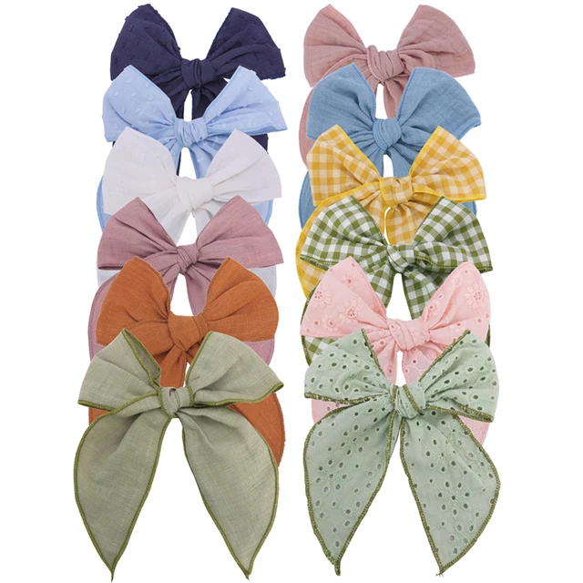 43609-224860.jpg Velvet Fable Bow Hair Clips Baby Girls Women Large Sailor Bow Hair Accessories for Kids Christmas Hair Bow Barrettes