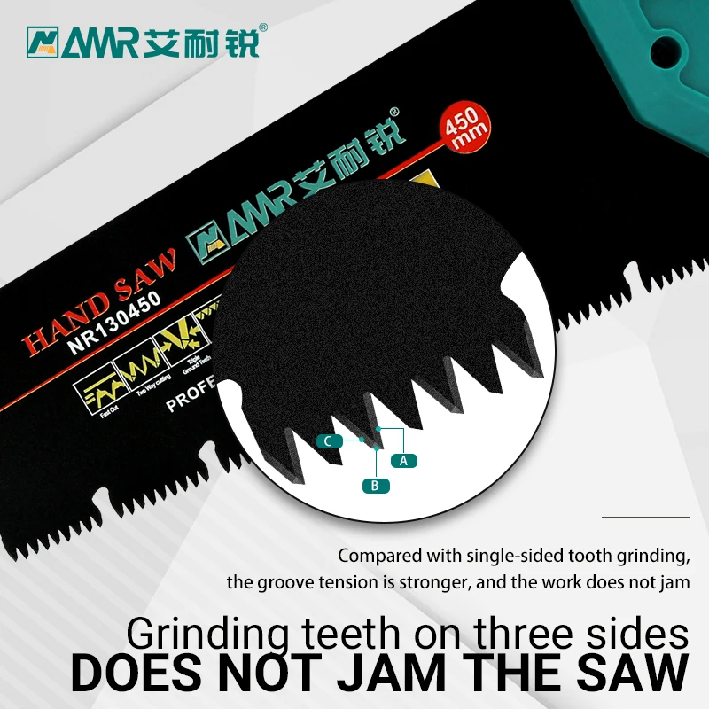 18 inch Hand Saw Perfect for Sawing,Trimming,Gardening,Pruning & Cutting Wood Sharp Blade Non-Slip Handle with Protective Sheath