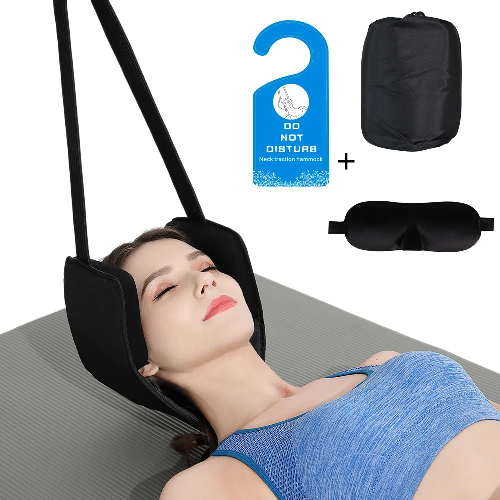 Portable Decompression Massager Cervical Traction DeviceHead Hammock for Neck Shoulder Pain Relief and Physical Ther