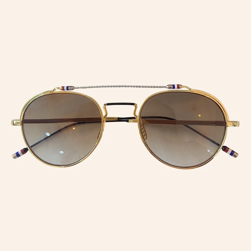 Винтажные Круглые Солнцезащитные очки женские gafas de sol hombre высококачественные металлические Зеркальные Солнцезащитные очки женские UV400 - Цвет линз: No.3 Sunglasses