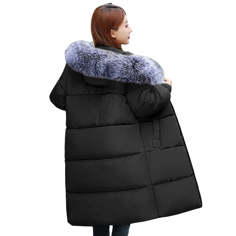 Большой Размер 7XL, женский пуховик, модное зимнее пальто, женские удлиненные парки, утолщенная теплая зимняя куртка, Женское пальто большого размера