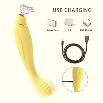 Sucking G Spot Vibrator Sex Toys for Woman Adults 18 Clit Sucker Nipple Clitoris Stimulator Dildo Vaginal massage Masturbator 2