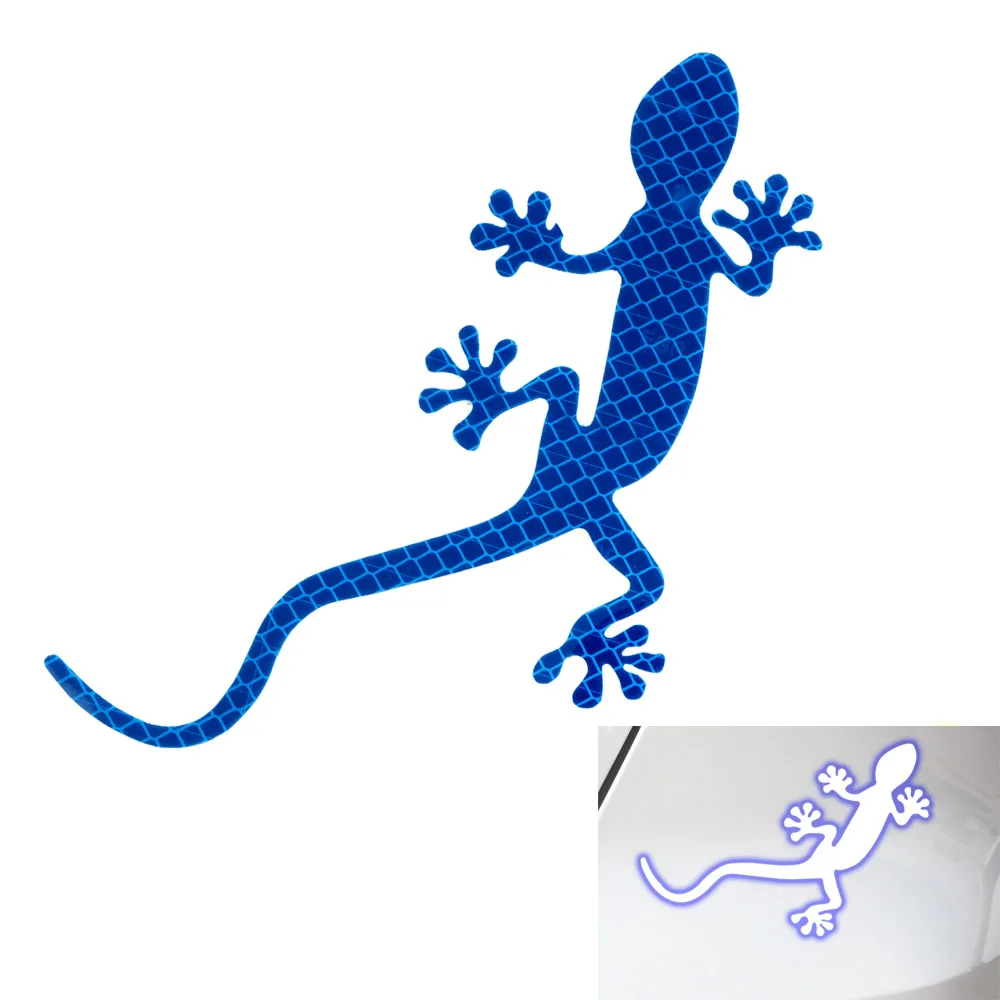 Синий Для безопасной перевозки детей Предупреждение Gecko Светоотражающие Стикеры для hyundai Solaris 2 Elantra i30 i35 i40 Tucson Kona - Название цвета: Синий