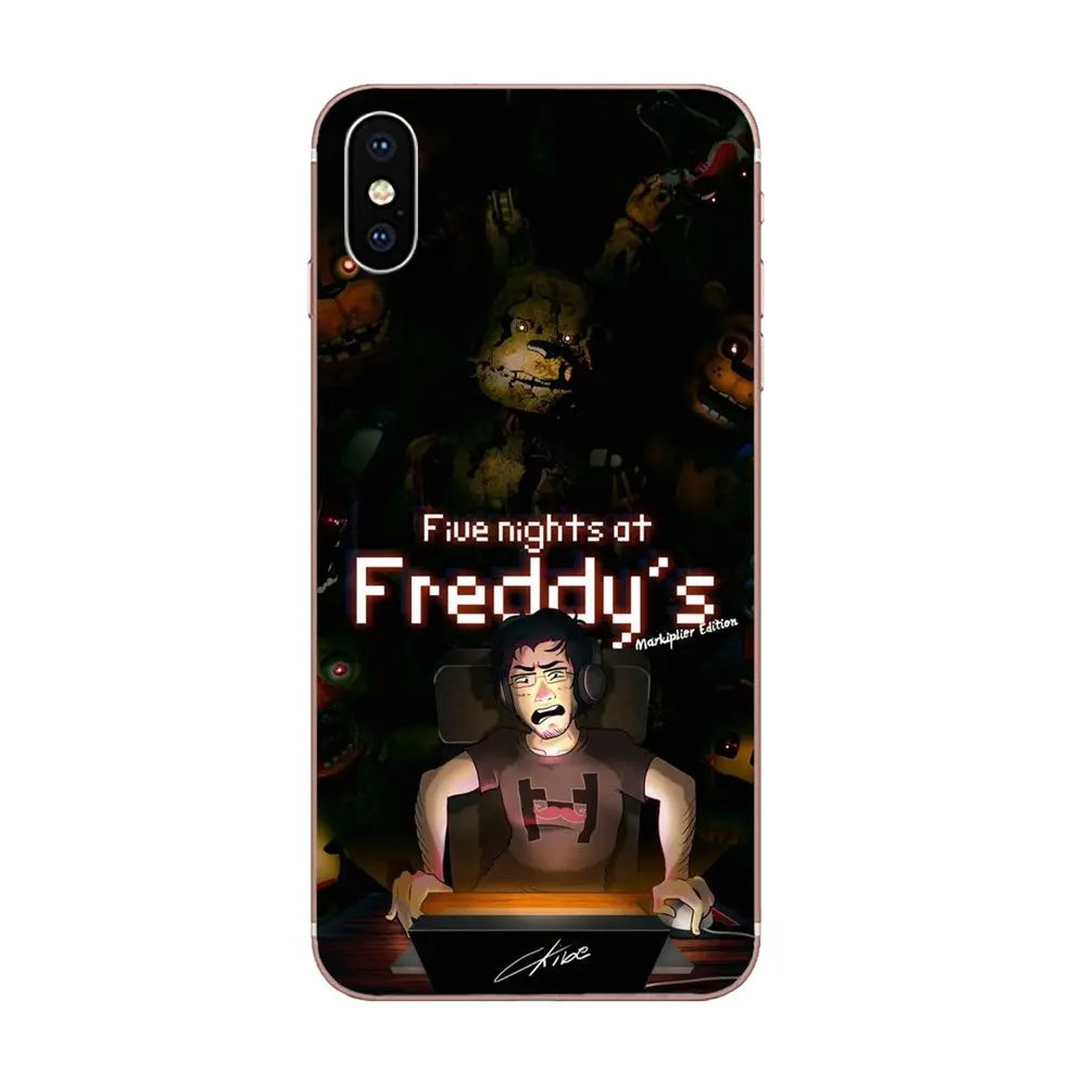 Героев игры «Five Nights At Freddy's» «пять ночей у Фредди» с рисунком персонажей из игры «пять ночей в Фредди» для Huawei NOVA 2 V20 Y3II Y5 Y5II Y6 Y6II Y7 Y9 G8 G9 GR3 GR5 GX8 Prime