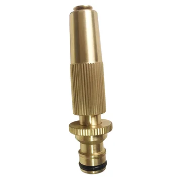 

Pure copper Straight water spray tip spray gun High pressure home Car water gun head hose nozzle Quick Adapter Fitting