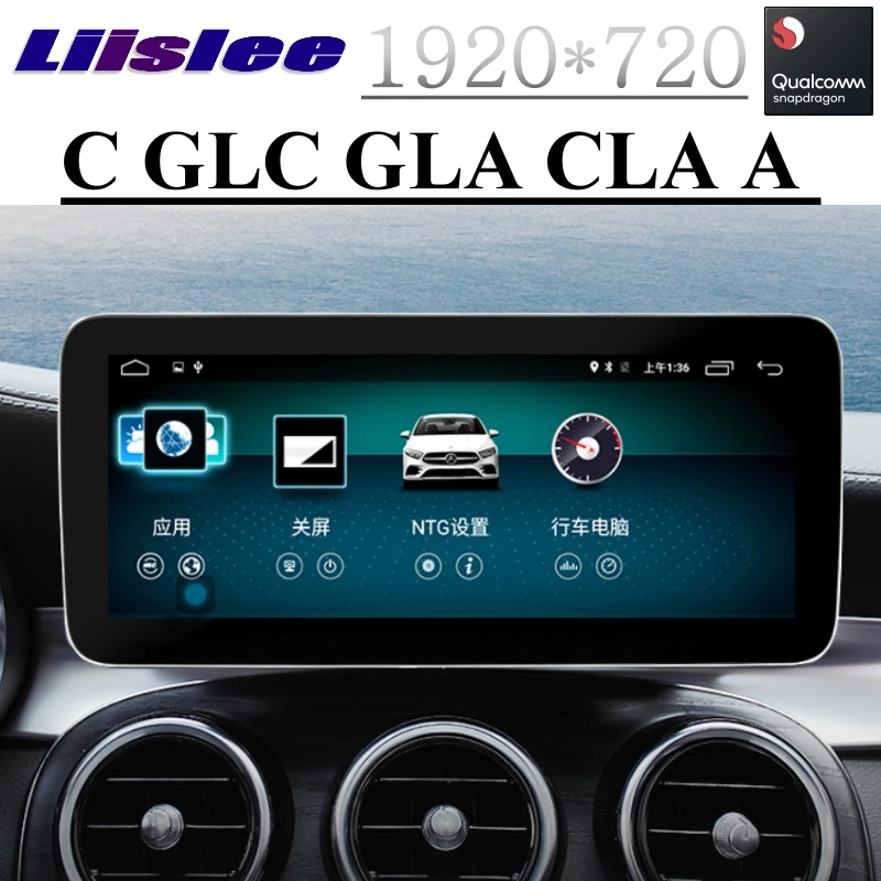 Для Mercedes Benz MB C GLC GLA CLA A~ NTG Liislee NAVI Автомобильный мультимедийный плеер беспроводной CarPlay радио gps навигация