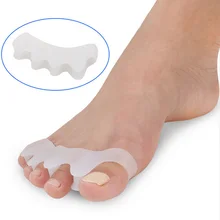 2 sztuk/zestaw wkładka korekcyjna na palce Protector silikonowe Bunion Thumb Valgus Protector zapobieganie blistry paznokci narzędzia pielęgnacja stóp separatory palców