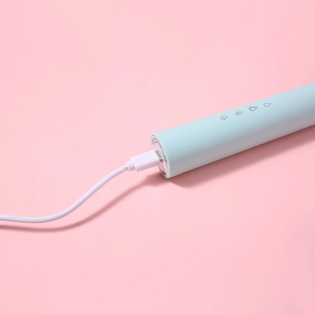 Электрическая зубная щетка с зарядкой от USB, звуковая волна, перезаряжаемая Высококачественная умная зубная щетка с чипом, Сменная головка для отбеливания здоровья