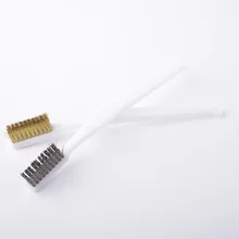 Медная проволочная зубная щетка из нержавеющей стали проволочная зубная щетка для животных меховая зубная щетка пластиковая зубная щетка все типы кистей
