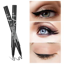 Популярная черная жидкая подводка для глаз Ручка Водонепроницаемая прецизионная долговечная жидкая подводка для глаз карандаш Татуировка крыло Гладкий макияж инструменты
