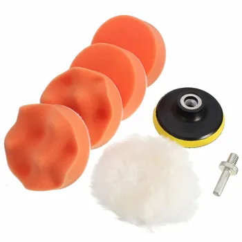 

7Pcs 3/4/5/6/7inch Buffing Sponge Polishing Pad Hand Tool Kit For Car Polisher Compound Polishing M14 Thread Abrasive Tools