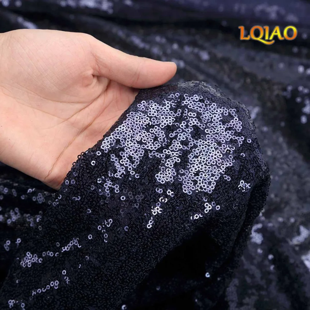 Dark Blue Sequin Backdrop-007