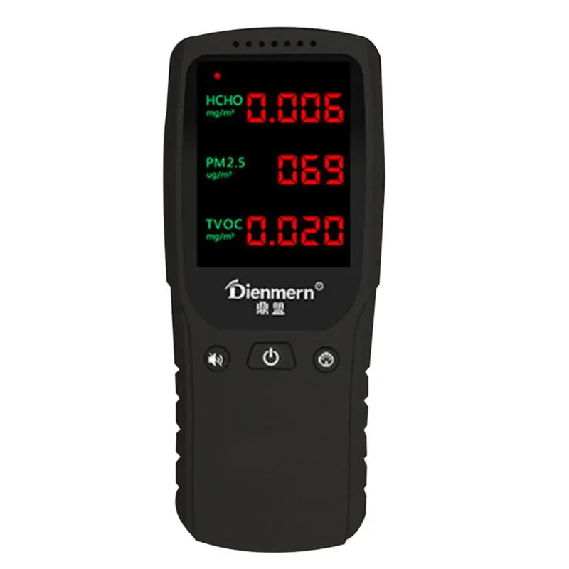 

Air Quality Detector TVOC HCHO PM2.5 Monitor Digital Gas Analyzer Tester