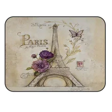 CHARMHOME мягкий ковер Противоскользящий ковер винтажный ковер с бабочками в виде башни Парижа для гостиной коврик для спальни аксессуары для украшения дома