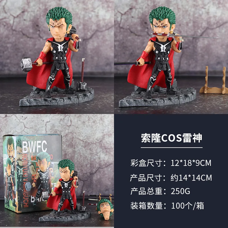 

Hi Jiafa One Piece Three Knife Flow Thor Sauron Double Headed Carve Multi-Accessories Deluxe Edition Garage Kit