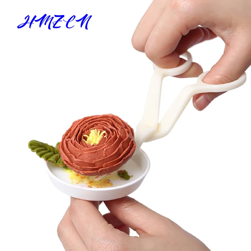 

5pcs/set Piping Flower Scissors Nail Safety Rose Decor Lifter Fondant Cake Decorating Tray Cream Transfer Baking Pastry Tools
