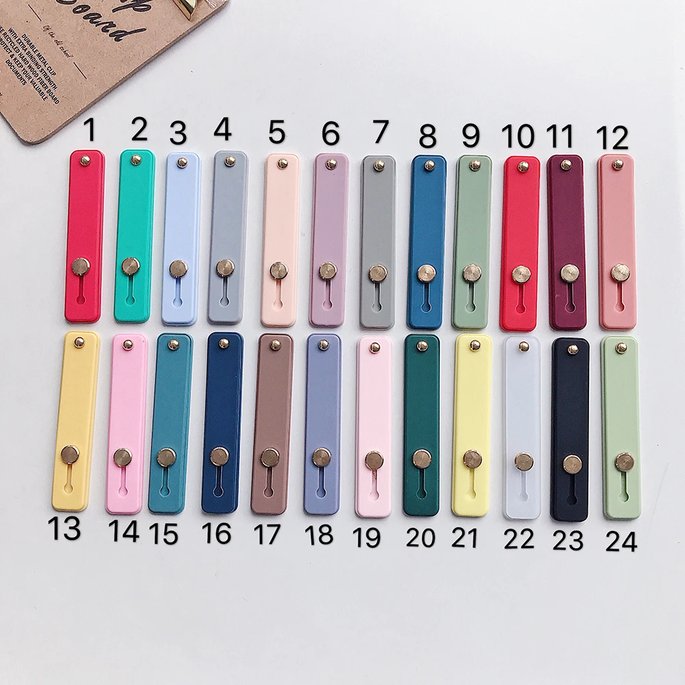 Universal Phone Hand Band Holder with Wristband Strap and Grip Stand Functionality