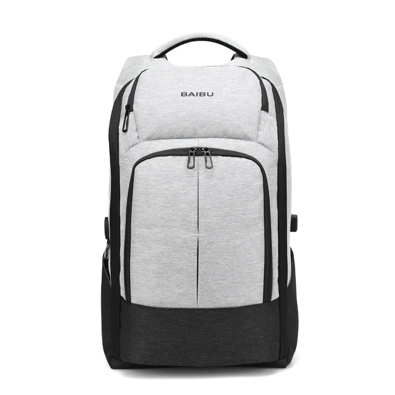 

New Style Business Casual Men Backpack Fashion Large Capacity USB Charging Computer Backpack Factory a Generation of Fat