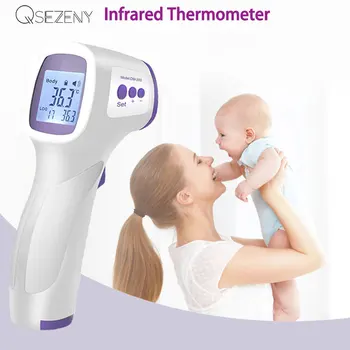

Muti-fuction Baby/Adult Digital Thermometer Infrared Forehead Body Thermometer Gun Non-contact Temperature Measurement Device
