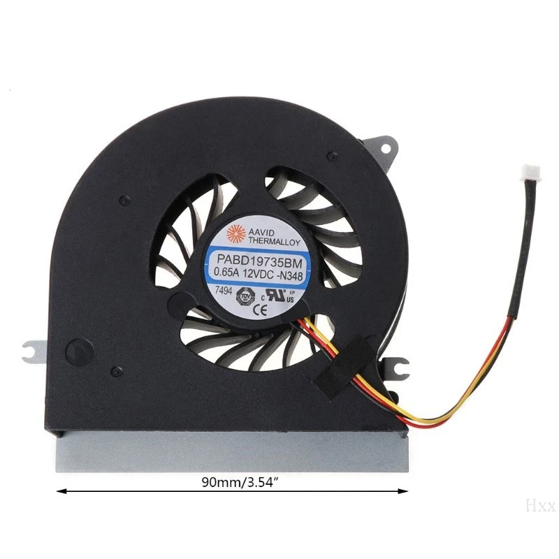 Процессор вентилятор для MSI GT72 GT72S GT72VR 6QD 6RD MS-1781 MS-17 Процессор охлаждающий вентилятор кулер PABD19735BM 3Pin 0.65A 12VDC