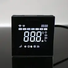 Электрический нагревательный термостат комнатный Еженедельный программируемый подогрев пола регулятор температуры 16A 100-240VAC SAS922