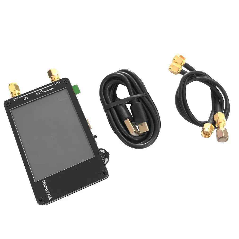 

50KHz-900MHz Vector Network Analyzer Kit MF HF VHF UHF Antenna 2.8 Inch Touch Screen Analyzing Tools