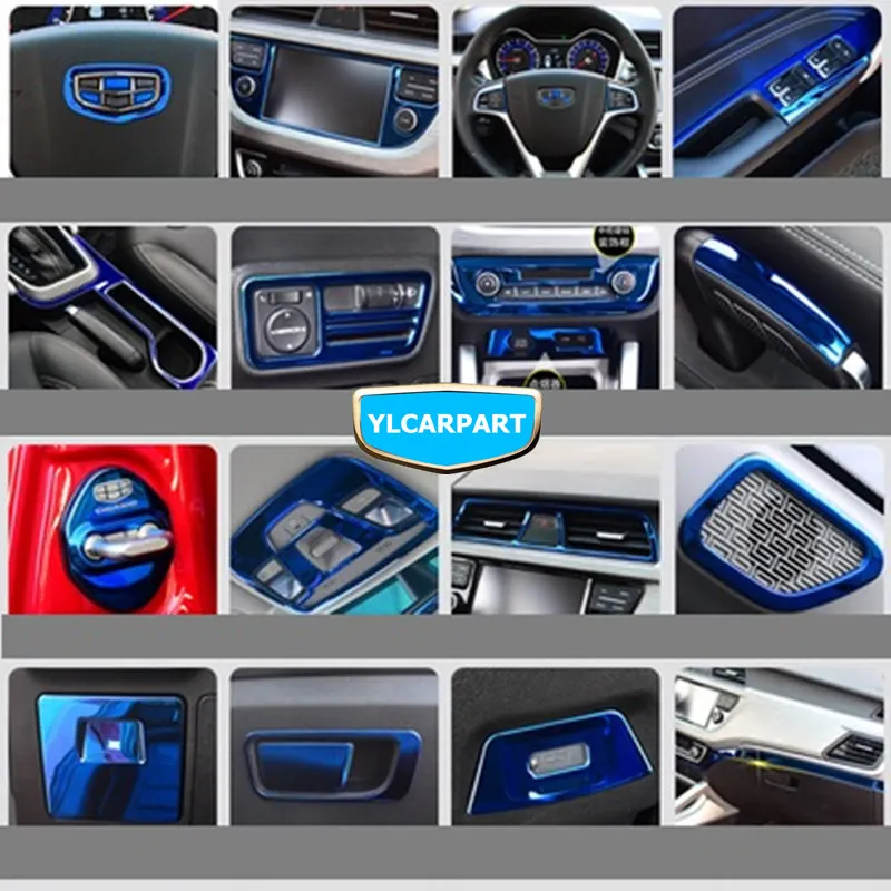 Автомобильная наклейка для внутреннего интерьера провести Бар рамка Geely Emgrand X3 GX3|