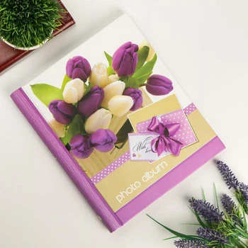 

Photo album magnetic 23X28 cm 10 sheets "Tulips" 5177490