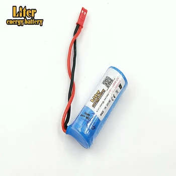 

3.7V 1300mAH Remote control aircraft helicopter JST black insert lithium battery 3.7V 1300mAH 18500 cylinder S900 Subscription