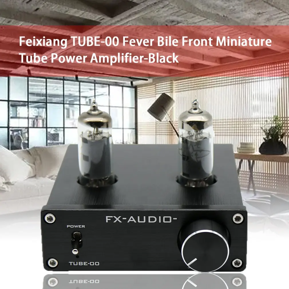 FX-Audio TUBE-00 желчный предусилитель ламповый усилитель предусилитель желчный буфер 6J1 мини Hi-Fi предусилитель Amp с DC12V 1A разъем питания
