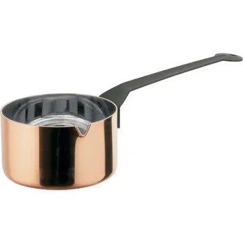 

Alessi the workshop 90105/14 the Orion casserole belt long-handled or Russian, copper/stainless steel 18/10, silver Pe