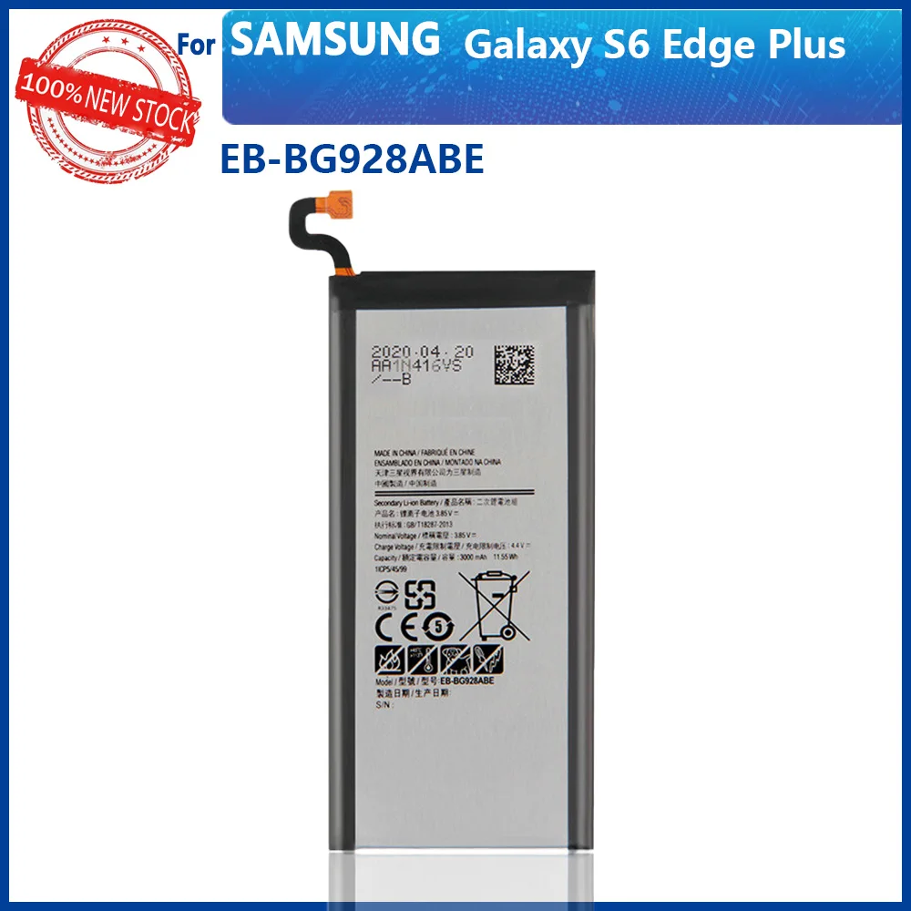 Новый 100% реальные EB-BG928ABE 3000 мАч для Samsung Galaxy S6 edge Plus + SM-G9280 G928P G928F G928V G9280 G9287 |