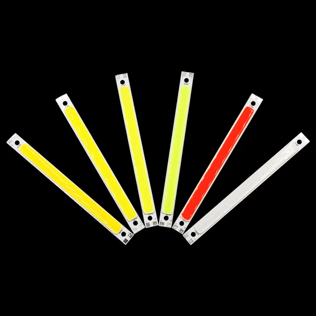 12V COB Strip Light Bulb 1000LM Blue Green Red White Color LED for Car Lighting Drone Signal Lights DIY Decor Lamps 120x10mm - Image 3