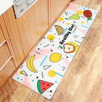 

Modern Design Cartoon PVC Home Living Room Bathroom Floormat Carpet Anti-Slip Balcony Kitchen Long Rugs Carpet Mat