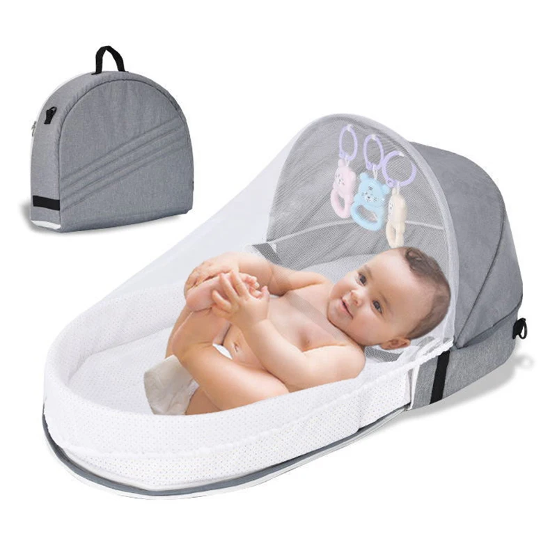 baby nest with mosquito net