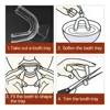 2-8PCS Anti Snoring Bruxism Sleeping Mouth Guard Tray Stop Teeth Grinding Sleep Aid Night Guard Gum Shield Mouth Health Care 2