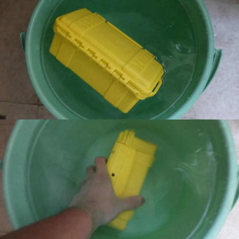Colorful Outdoor Shockproof Waterproof Boxes Survival Airtight Case Holder Storage  Tools Travel Sealed Containers