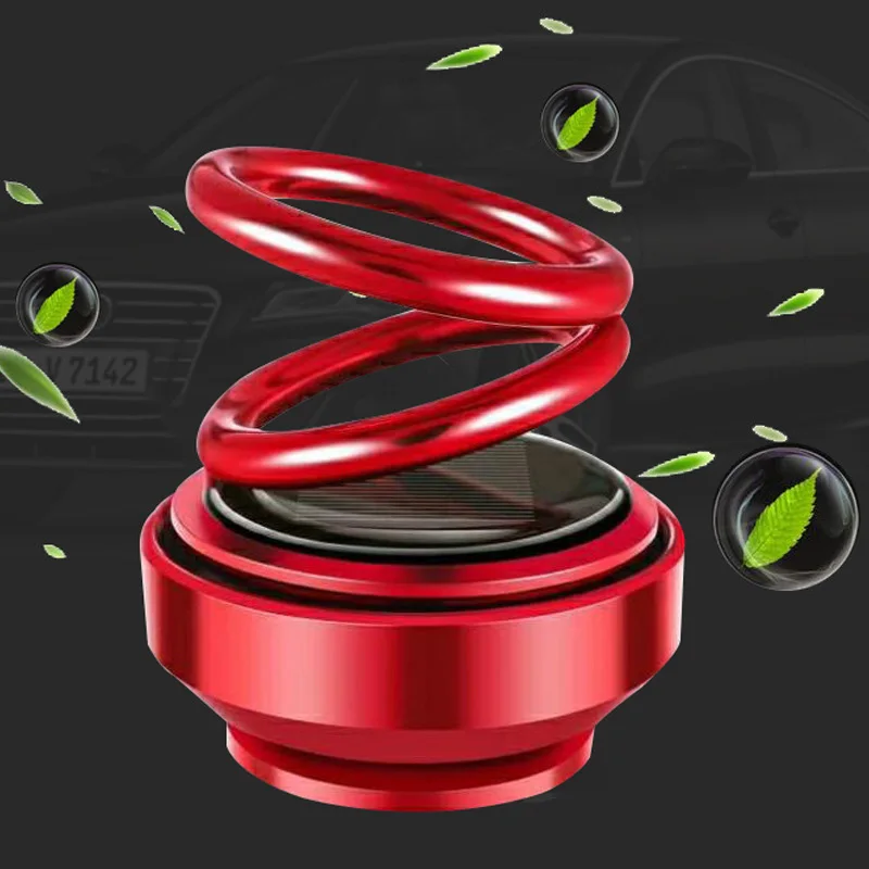 

Solar Double Ring Rotating Suspension Car Perfume Air Freshener M8617