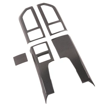 

Car Carbon Fibre Central Console Panel Cover Trim Air Outlet Vent Frame Interior Accessories for Ford F150 Raptor 2020