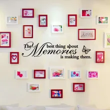 The Best Thing About Memories is Making Them Wall Stickers Removable Art Vinyl Mural Room Decor modern home decoration hot A3088