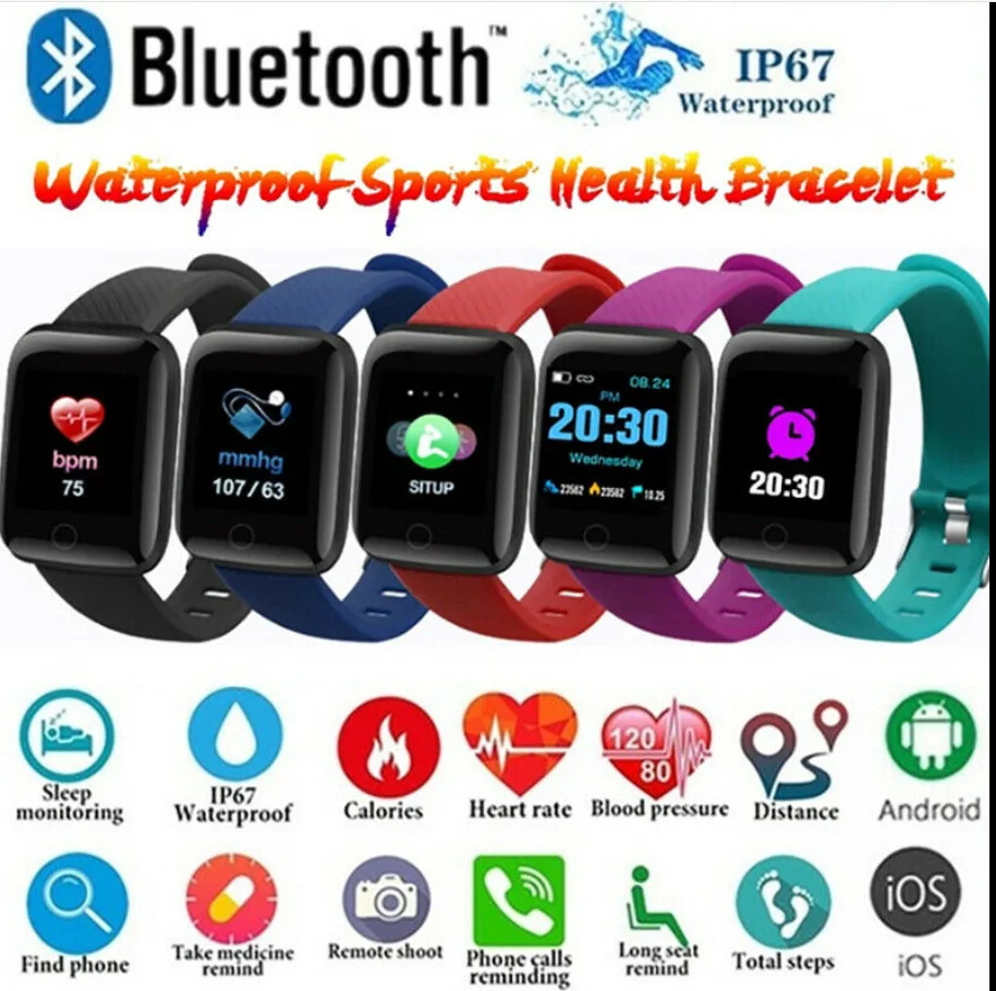 

Art Watch Heart Rate Blood Pressure Bracelet Fitnes
