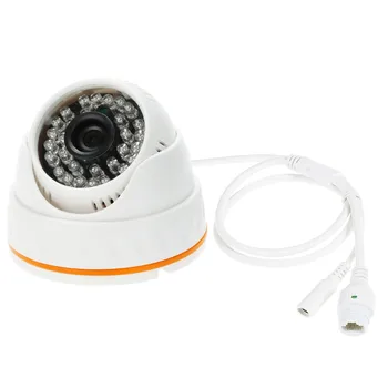 

1080P HD POE IP Dome Camera 2.0MP 3.6mm 36PCS IR Lamps Motion Detection Phone APP Remote Control for Home Security