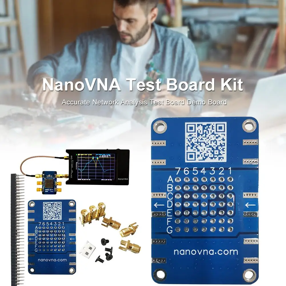 NanoVNA тестовая плата комплект прочный точный Сетевой анализ доска